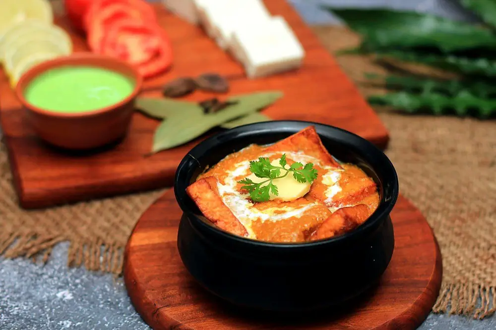 A curry served in a handi